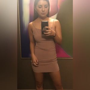 Slinky knit bodycon dress